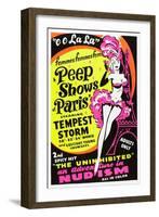 French Peep Show, 1954-null-Framed Art Print