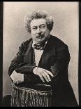 Portrait of Alexandre Dumas (1802-1870), French writer-French Photographer-Giclee Print