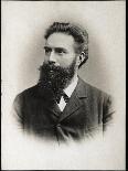 Portrait of Wilhelm Conrad Roentgen or Rontgen (1845-1923), German physicist-French Photographer-Giclee Print