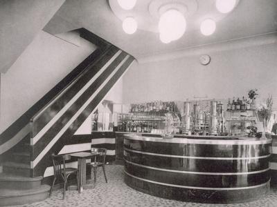 The Bar Torcy, Designed by Deschanel and J. Dussolier, 1920S (B/W Photo)
