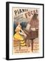 French Piano Poster-null-Framed Art Print