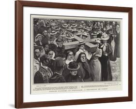 French Pilgrims at Jerusalem, a Procession of Women-Alexander Stuart Boyd-Framed Giclee Print