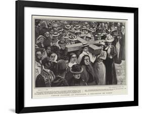 French Pilgrims at Jerusalem, a Procession of Women-Alexander Stuart Boyd-Framed Giclee Print