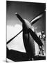 French Pilot on a Fighter Plane-null-Mounted Giclee Print