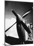 French Pilot on a Fighter Plane-null-Mounted Giclee Print