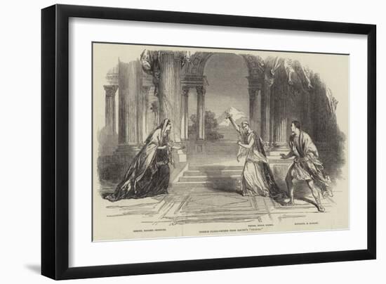 French Plays, Scene from Racine's Phedre-null-Framed Giclee Print