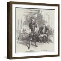 French Plays, Scene from the Marquis De Lauzan-null-Framed Giclee Print