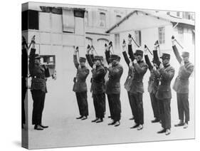 French Police Cadets-null-Stretched Canvas