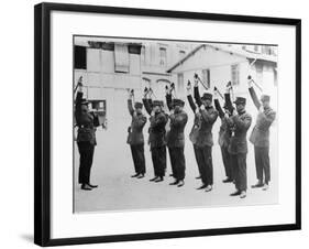 French Police Cadets-null-Framed Photographic Print