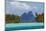 French Polynesia, Bora Bora. Mountain Peaks Seen from Tahaa Lagoon-Alida Latham-Mounted Photographic Print