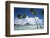 French Polynesia, Bora Bora, Pearl Beach Resort over Water Bungalows-Walter Bibikow-Framed Photographic Print