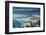 French Polynesia, Bora Bora, Taahina Bay and the Bunglows-Walter Bibikow-Framed Photographic Print