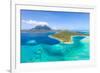 French Polynesia from Helicopter-noblige-Framed Photographic Print