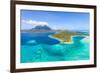 French Polynesia from Helicopter-noblige-Framed Photographic Print