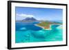 French Polynesia from Helicopter-noblige-Framed Photographic Print