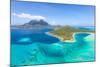 French Polynesia from Helicopter-noblige-Mounted Photographic Print