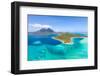 French Polynesia from Helicopter-noblige-Framed Photographic Print