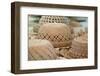 French Polynesia, Island of Rurutu. Traditional Woven Hats-Cindy Miller Hopkins-Framed Photographic Print