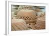 French Polynesia, Island of Rurutu. Traditional Woven Hats-Cindy Miller Hopkins-Framed Photographic Print