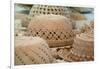 French Polynesia, Island of Rurutu. Traditional Woven Hats-Cindy Miller Hopkins-Framed Photographic Print