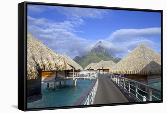 French Polynesia Paradise-GDVCOM-Framed Stretched Canvas