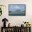 French Polynesia, Society Islands, Motu Tautau. Stilted Hotel Suites-Alida Latham-Framed Stretched Canvas displayed on a wall
