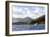 French Polynesia, Society Islands, Raiatea. Catamaran in Choppy Water-Alida Latham-Framed Photographic Print