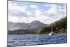 French Polynesia, Society Islands, Raiatea. Catamaran in Choppy Water-Alida Latham-Mounted Photographic Print