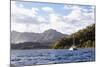 French Polynesia, Society Islands, Raiatea. Catamaran in Choppy Water-Alida Latham-Mounted Photographic Print