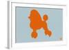 French Poodle Orange-NaxArt-Framed Art Print