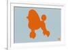 French Poodle Orange-NaxArt-Framed Premium Giclee Print