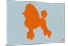 French Poodle Orange-NaxArt-Mounted Premium Giclee Print