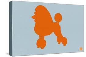 French Poodle Orange-NaxArt-Stretched Canvas