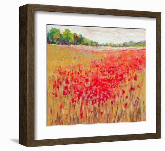 French Poppies-null-Framed Art Print