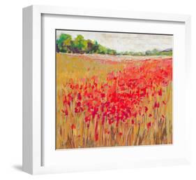 French Poppies-null-Framed Art Print