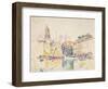 French Port of St. Tropez, 1914-Paul Signac-Framed Giclee Print