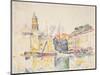 French Port of St. Tropez, 1914-Paul Signac-Mounted Giclee Print