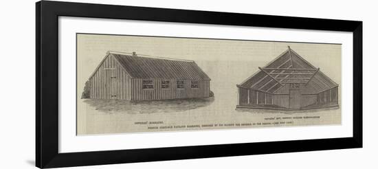 French Portable Pavilion Barracks, Designed by His Majesty the Emperor of the French-null-Framed Giclee Print