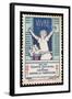 French Postage Stamp Promoting Fresh Air and Sunshine to Fight Tuberculosis-null-Framed Art Print