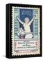 French Postage Stamp Promoting Fresh Air and Sunshine to Fight Tuberculosis-null-Framed Stretched Canvas