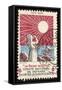 French Postage Stamp Promoting Sunlight to Fight Tuberculosis-null-Framed Stretched Canvas