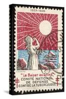 French Postage Stamp Promoting Sunlight to Fight Tuberculosis-null-Stretched Canvas