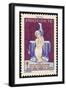 French Postage Stamp Promoting Washing and Cleanliness to Fight Tuberculosis-null-Framed Art Print