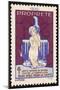 French Postage Stamp Promoting Washing and Cleanliness to Fight Tuberculosis-null-Mounted Art Print