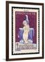 French Postage Stamp Promoting Washing and Cleanliness to Fight Tuberculosis-null-Framed Premium Giclee Print