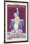 French Postage Stamp Promoting Washing and Cleanliness to Fight Tuberculosis-null-Mounted Premium Giclee Print