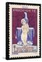 French Postage Stamp Promoting Washing and Cleanliness to Fight Tuberculosis-null-Framed Stretched Canvas