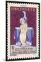 French Postage Stamp Promoting Washing and Cleanliness to Fight Tuberculosis-null-Mounted Art Print