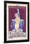 French Postage Stamp Promoting Washing and Cleanliness to Fight Tuberculosis-null-Framed Art Print