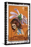 French Postage Stamp Sold in Aid of the Fight Against Tuberculosis-null-Stretched Canvas